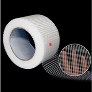IE Fiberglass Tape Mesh Heat-resistant Self-adhesive Mesh Tape Wall Crack Cover Scrim Mesh Tape Dryw