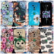 Xiaomi Black Shark 3S Shark3 Shark 3  S Case Cover Soft TPU  Silicone  Cute Cartoons Space man Flower Pattern Phone Casing