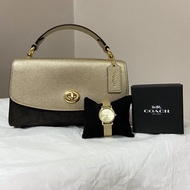 coach tilly satchel and coach watch