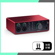 Fourth Generation Focusrite Scarlett 4i4 4th Gen Recording Interface Home Live Sound Card