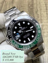 Rolex GMT  126720VTNR Oys 🍸 Sprite 雪碧 左的 格帶 💚 ✨2026年 全新✨