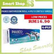 PASEO BATHROOM ROLL 4PLY 10ROLL X 200s