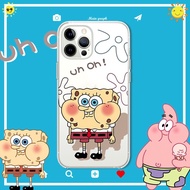 Sony X Performance XA2 XA1 Plus XA Ultra C6 Xperia 10 Plus 5 1 II III Phone Case Spongbob &amp; Patrick Star Cute Cartoon Transparent Silicone Soft Cover