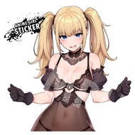 Grok Ani Ai chan Sticker V02