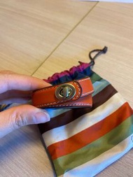 [全新][NEW] Coach 橙色 皮 手帶 手鐲 手鍊 orange leather bangle bracelet wrap accessories jewellery 首飾