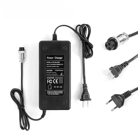 Electric Scooter Charger 54.6V 2A for Evercross H5/ Vsett 8,8+,9+(NOT for 9) JOYOR S5,G5,Y7-S/for KA