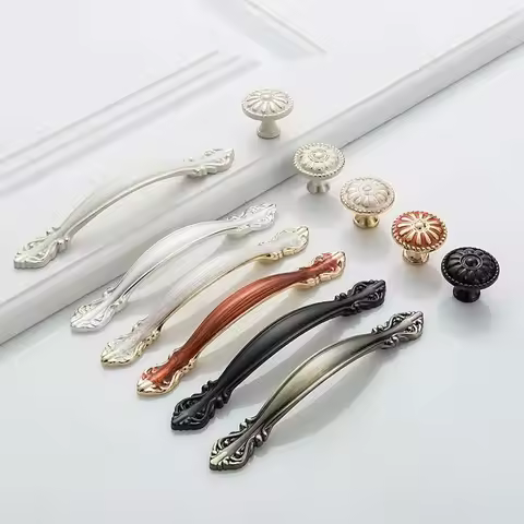 Drawer Handles Pull Handles Furniture Modern Door Knob for Cabinet Knob 192/128 /96/64MM Drawer Whol