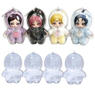 ตุ๊กตาผ้ากำมะหยี่ชุด Aespa Fluffy Club (จัดส่งใน12H) 4ชิ้นเคสป้องกันกันฝุ่นจี้ตุ๊กตาอะคริลิกชัดเจนแบ