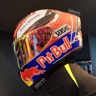 หมวกกันน็อค เต็มใบ (SENSHO) Pit Bull MATT/RED