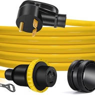 Kunci Pusing Kord Sambungan Kuasa RV, NEMA TT-30P Male ke NEMA L5-30R, Palam Tugas Berat