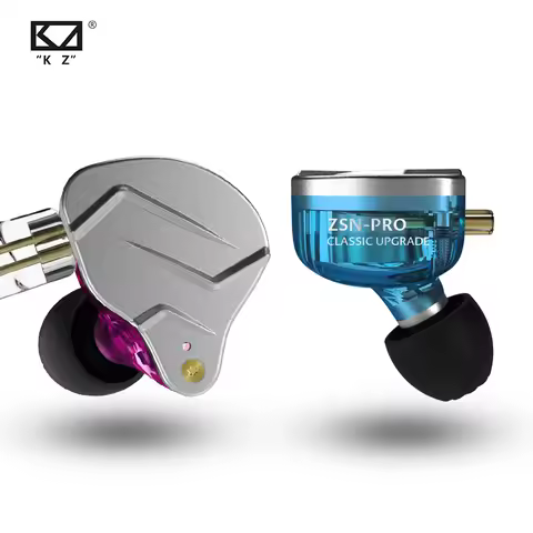 KZ ZSN PRO In Ear 1BA+1DD Hybrid Earphone HIFI Bass DJ Running Sport Earbud Headsets KZ ZS10 PRO ZAX