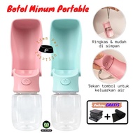 Dog Travel Bottle Portable Hanging Folding Dog Cat Drinking Bottle