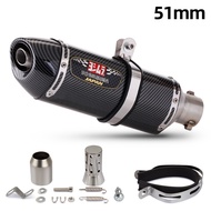 2INCH Universal 51MM Motorcycle Exhaust Silencer Modify Yoshimura R77 Small Four Corner Muffler With