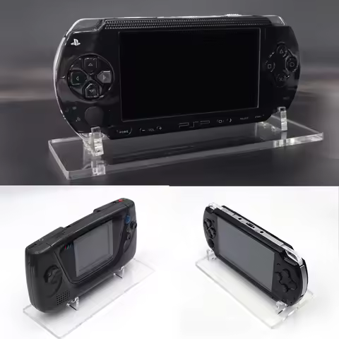 Acrylic Transparent Clear Stand Window Counter Display Showcase For PSP1000 PSP2000 PSV1000 GameBoy