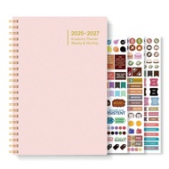 2026-2027 Planner Weekly And Monthly Notebook Spiral Day Plan Academic Appointment Book Agenda Journ
