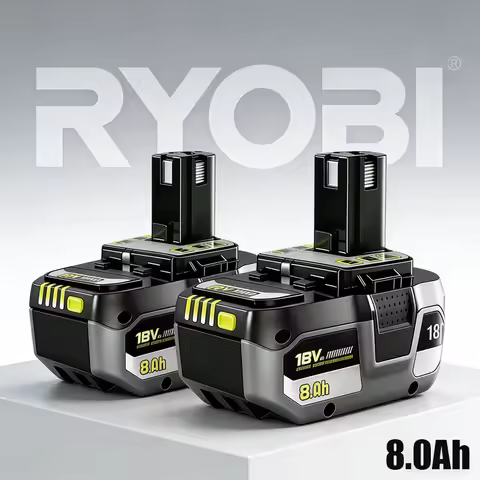 8Ah For RYOBI 18V One+ Plus Li-Ion Replacement For Ryobi P108 P107 P108 RB18L50 RB18L20 Power Tools 