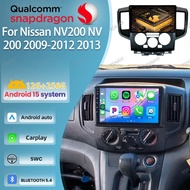 Android 15 Car Radio For Nissan NV200 NV 200 2009-2011 2012 2013 Opel Astra J Tesla Model Y Accessor