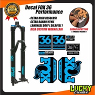 Fork fox 36 Performance sticker decal not decal sticker rockshox pice yari fox 40 fox taro fox
