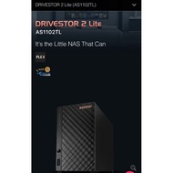 GENESIS ASUSTOR AS1102TL DRIVESTOR 2 2-BAYS NAS ENCLOSURE (Quad-Core 1.7 GHz CPU/1 GB DDR4/1.0-Gigab