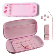Pink Carrying Case Compatible With Nintendo Switch Lite, Portable Nintendo Switch Lite Bag For Switc