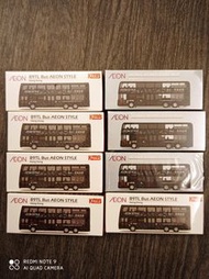 Tiny微影 巴士8盒 不散賣 Aeon Hong Kong E500 Bus 1盒已開, 其餘全新