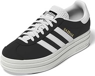 adidas Womens Gazelle Bold Black White Size 7