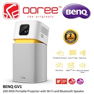 BENQ GV1 200 ANSI LUMENS  WIFI BLUETOOTH PORTABLE PROJECTOR WITH 480P (854 x 480 PIXELS) BLUETOOTH SPEAKER MODE, USB-C™
