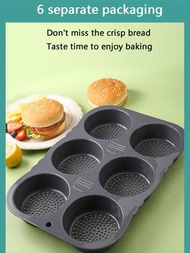 矽膠漢堡模具家居麵包模具新款蛋糕空心麵包烘焙盤模具高溫耐用