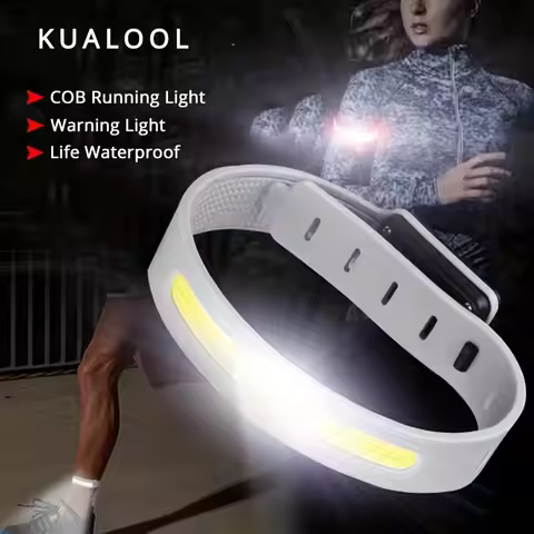 Night Running Armband 350mAh Waterproof LED Light Outdoor Sport USB Rechargeable Flashing Light Safe
