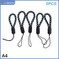 MIZ 5pcs มือข้อมือ lanyard สายสั้น Grip lanyard สายโทรศัพท์มือถือสำหรับ USB Flash Drive พวงกุญแจ