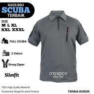 PROMO Terbaru Kaos BDU Tactical Full Scuba Combat Polos Lengan Pendek Slimfit NEW
