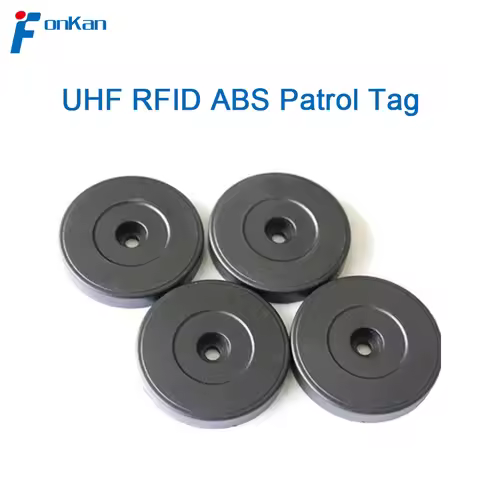 10pcs FONKAN 865-868Mhz UHF RFID Tag Patrol ABS Long-distance tag Anti-metal for Fixed Asset Managem