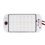 48 LED Panel Light Car Interior Reading Lamp High Brightness Cabin Lights for Van Truck RV Boat Camper Lights Strip 12V-24V