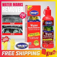 WAXCO 250ml Watermark Remover Car Window Windscreen Stain Water Mark Cleaner Pengilat Cermin Kereta 汽车玻璃上光剂