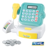 Childrens Multifunctional Puzzle Play House Toy Supermarket Cash Register Electric Light Girl Parent
