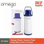Omega Plastic Vaccum Flask Evian 2.2 liters