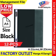 【12-PCS】EMI A4 Management File Report File PVC Cover #1807