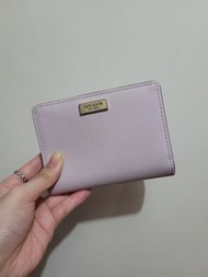 kate spade 淺紫色中銀包