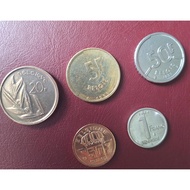 Set of 5 Belgian Coins – Collectible Coins, Sharp Images