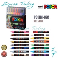 UNI POSCA Water Based Paint Marker Set ( PC-3M 8C & 16C / PC-3MS 8C / PC-5M 8C & 16C )