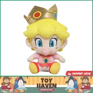 [sgstock] LB Super Mario All Star Collection 1249 Baby Peach Plush, 6" , Yellow