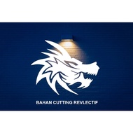 Dragon head cutting sticker dragon sticker