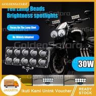 LAMPU SOROT LED SQL 10 MATA ORIGINAL SUPER TERANG 12-80V LAMPU SOROT MOTOR MOBIL LAMPU TEMBAK SQL LE