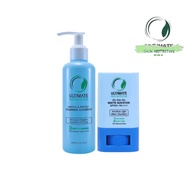 ทำความสะอาดป้องกัน คลีนเซอร์เนื้อเจล และกันแดดสติ๊ก ULTIMATE SKIN NUTRITIVE cleanser and On-the-Go M