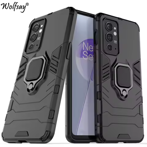 For OnePlus 9RT 5G Case Armor Magnetic Suction Stand Full Cover For OnePlus 9RT Case Cover For OnePl