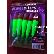 Santec Rampage 3668 Candat Sotong Luminous / mayat/Squid Jig