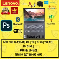 ready Laptop Lenovo Baru V130-15IKB - Intel Core I3-7020U 4GB RAM 1TB