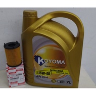 ISUZU D-MAX 1.9 BLUE POWER OIL FILTER + KOYOMA 15W40 CI-4 7LITER ENGINE OIL DMAX D MAX