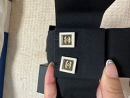 Chanel 經典雙C方形耳環