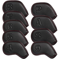 Golf Iron Cover golf Iron Protective Cover Waterproof PU Fabric golf Head Cover 9pcs/Set